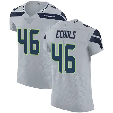 Men's Power Echols Seattle Seahawks Elite Gray Alternate Vapor Untouchable Jersey