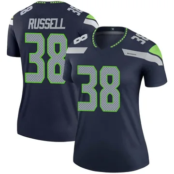 Women's Brady Russell Seattle Seahawks Legend Navy Jersey