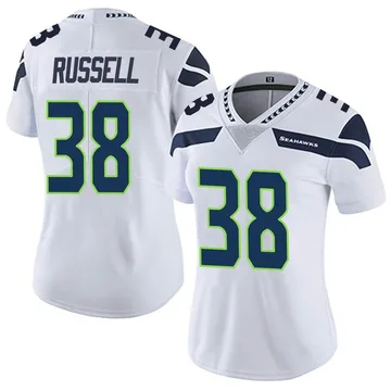 Women's Brady Russell Seattle Seahawks Limited White Vapor Untouchable Jersey